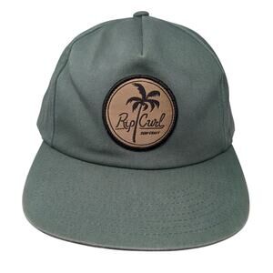 Rip Curl Surf Craft Snapback Hat Green One Size Adjustable Outdoor